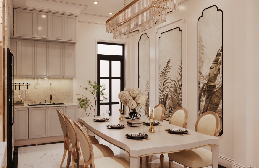 Nhà phố bán cổ điển - nét đẹp sang trọng đế từ AMC House