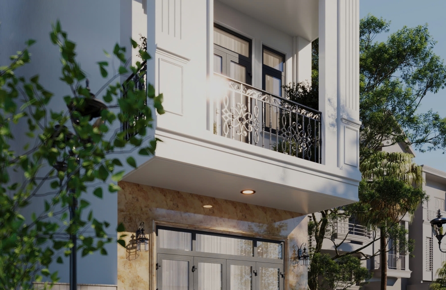 Nhà phố bán cổ điển - nét đẹp sang trọng đế từ AMC House