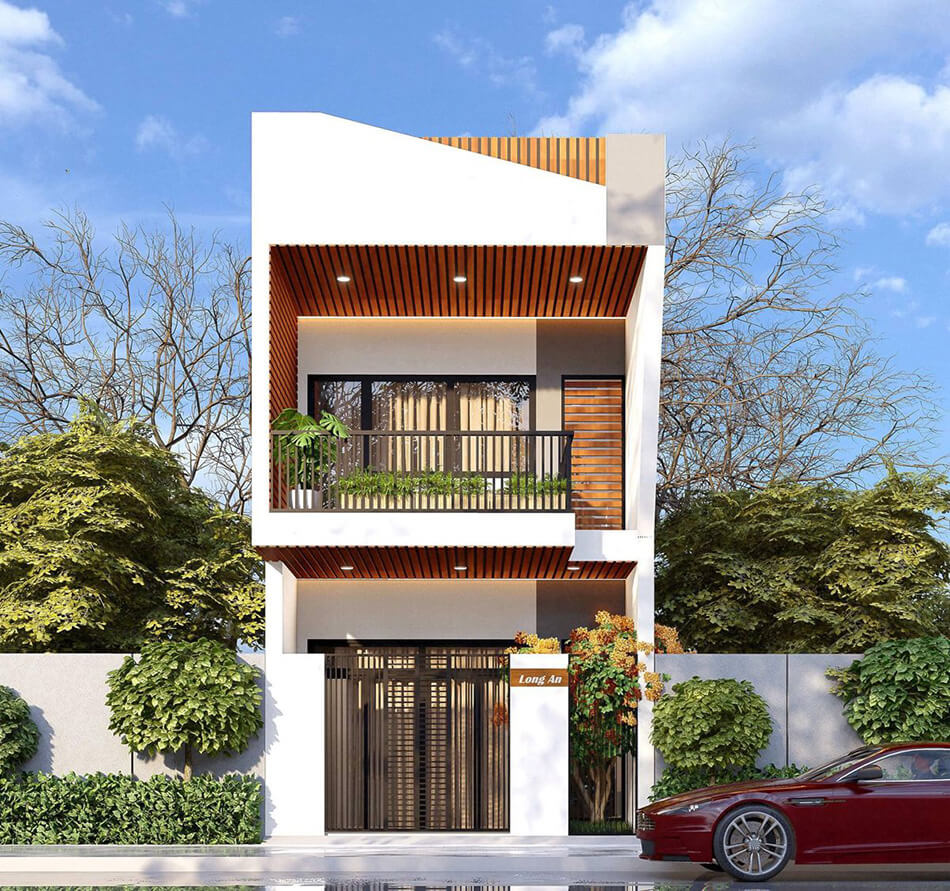 Đặc điểm mẫu nhà ống 2 tầng hiện đại