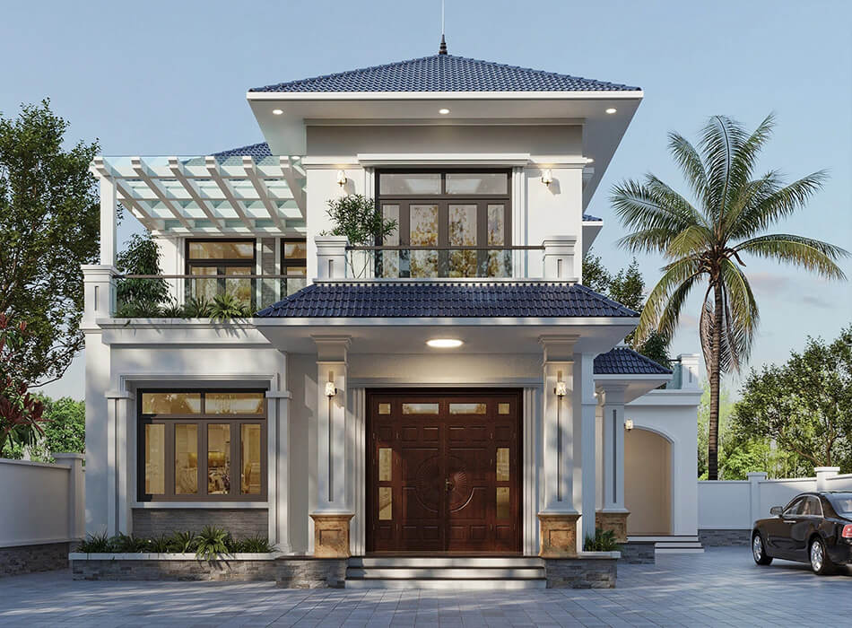 Ưu điểm biệt thự mini 2 tầng