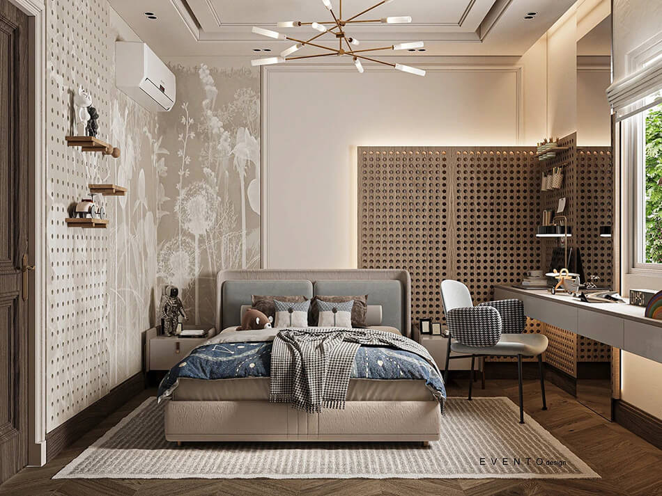 Phòng ngủ cho bé trai 8 đến 12 tuổi