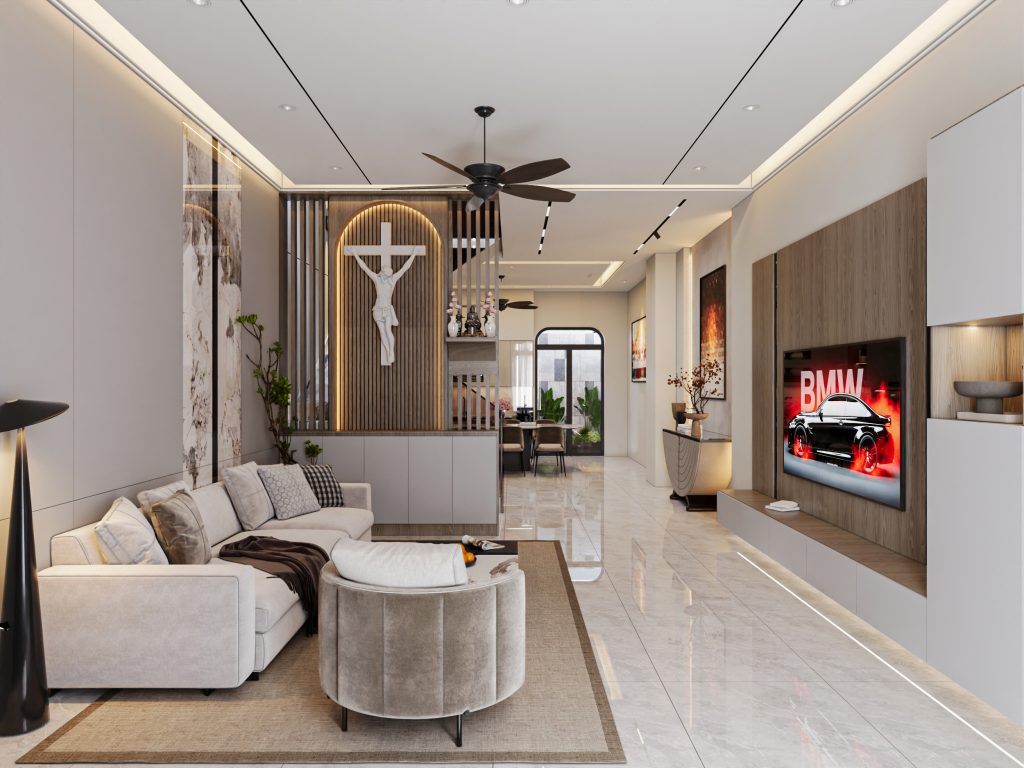 TT HOUSE – Nhà Phố Hiện Đại Trung Mỹ Tây | Mr. Công Thống