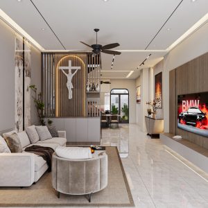 TT HOUSE – Nhà Phố Hiện Đại Trung Mỹ Tây | Mr. Công Thống